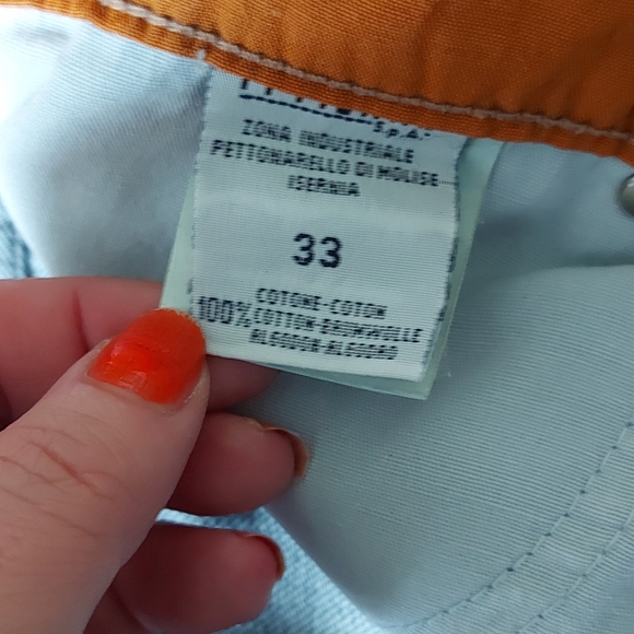 Dolce Gabbana Size 33 Blue Stonewash Distressed Poem Jeans Made In Italy - Picture 8 of 14